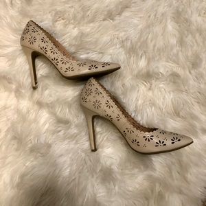 Cream heels
